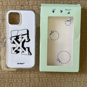 New in box Off-White c/o Virgil Abloh arrow graffiti iPhone 12 Pro case